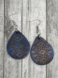 Blue Southwestern Teardrop