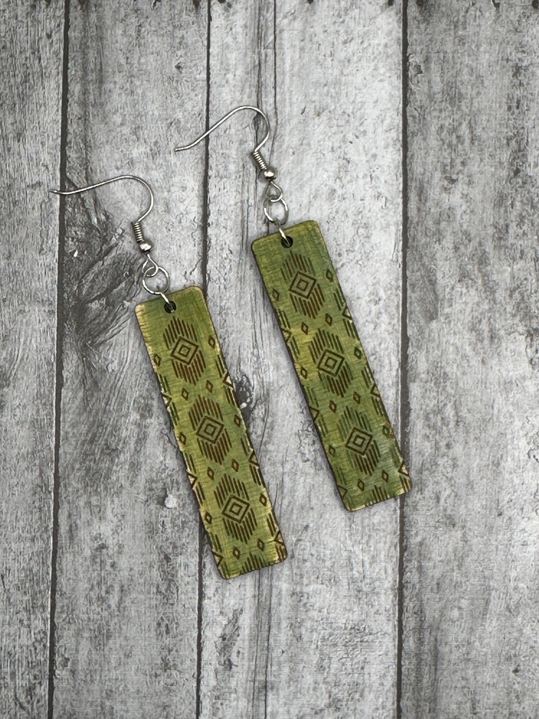 Olive Western Print Bars