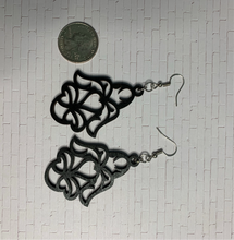 Load image into Gallery viewer, Black Goddess Earrings
