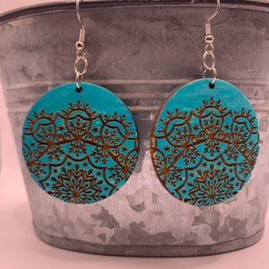 Turquoise Lace Circle